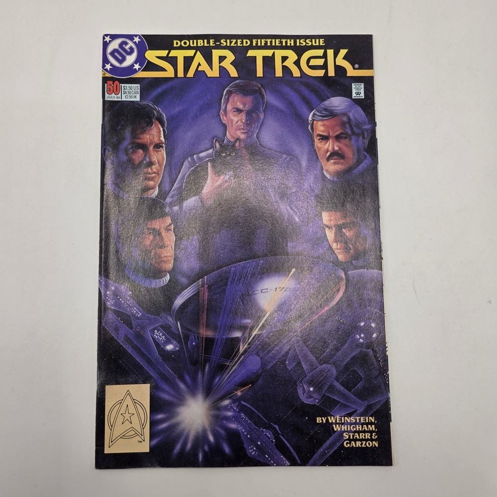 DC Comics Star Trek Comic Book Purple Issue 50 50th Anniversary Sci-Fi 1993